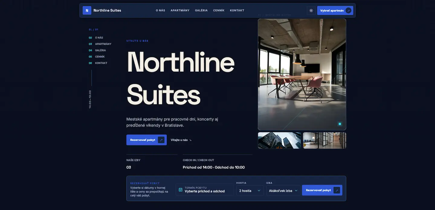 Slate - Screenshot šablóny
