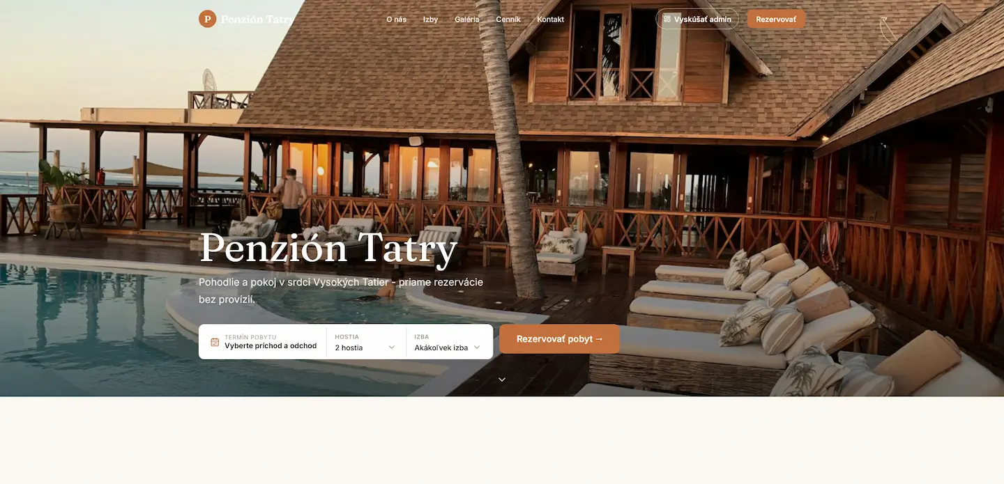 Starter - Screenshot šablóny